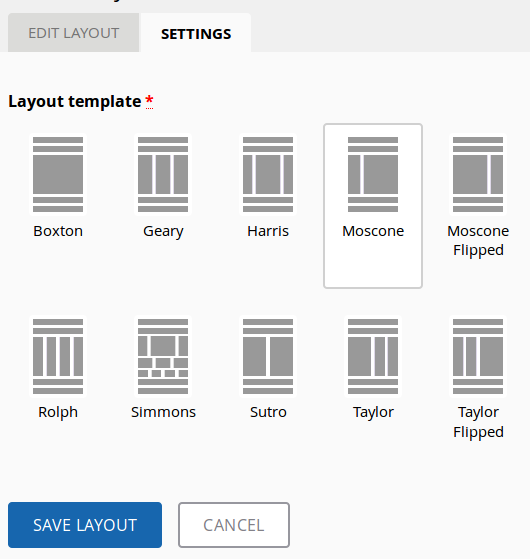 New Bootstrap Based Layouts