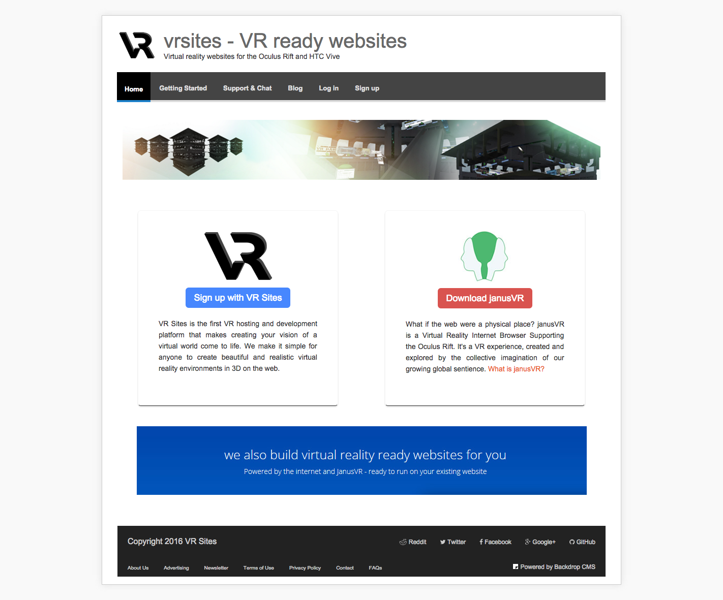 Virtual Reality Websites