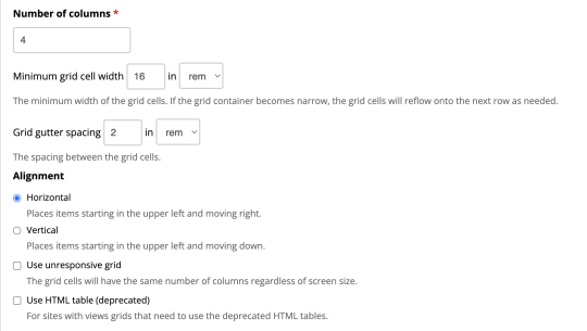 Views Responsive Grid Style