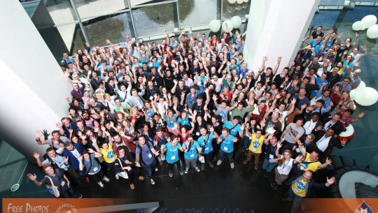 Group photo of attendees from Drupal South.