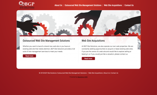 Screenshot of the desktop version of the site.